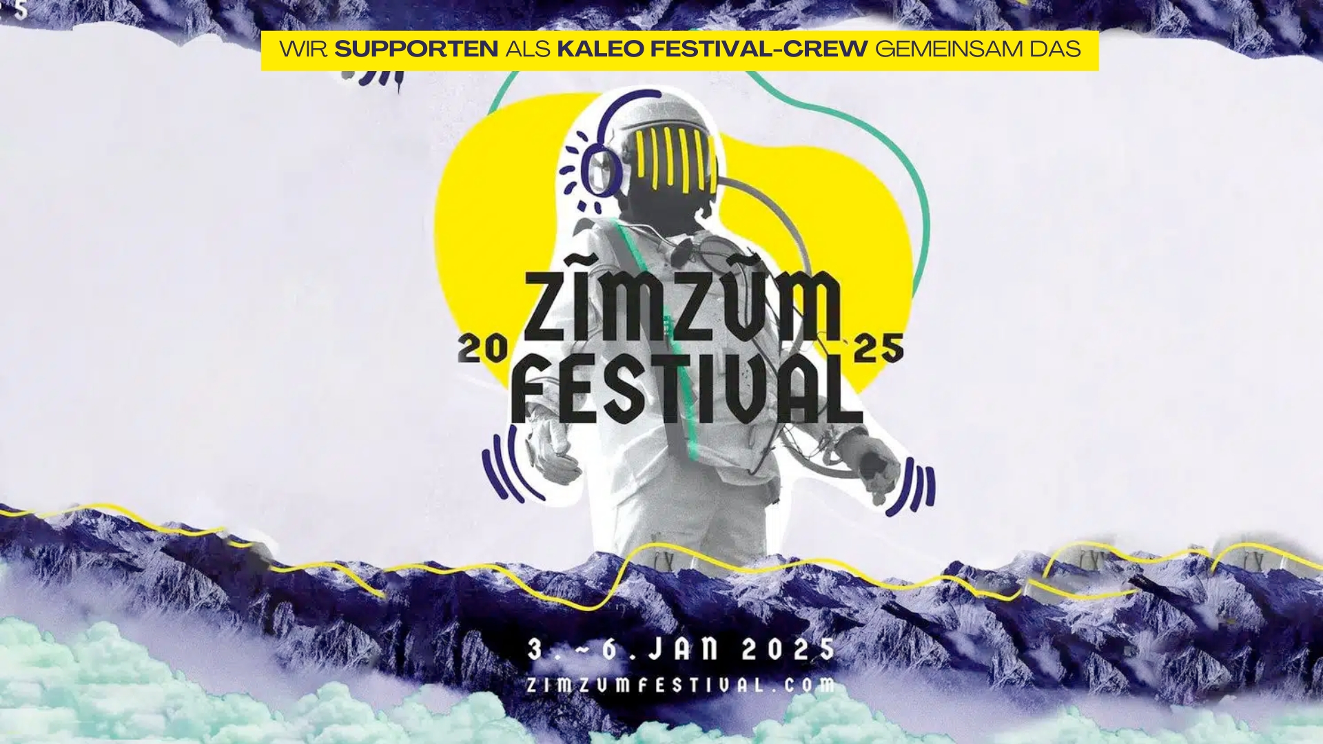 Wir supporten als KALEO Festival-Crew gemeinsam das ZimZum Festival